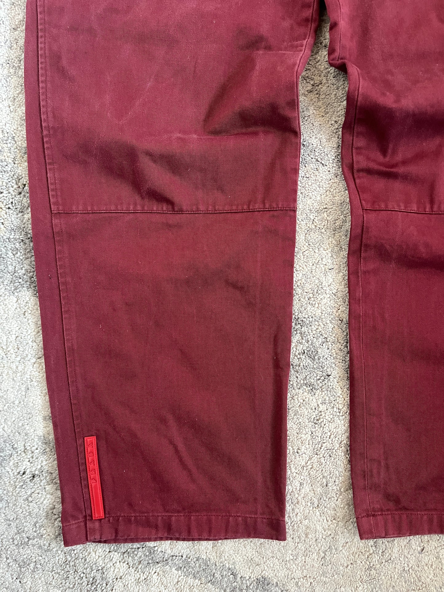 Prada SS1999 double knee cotton pant