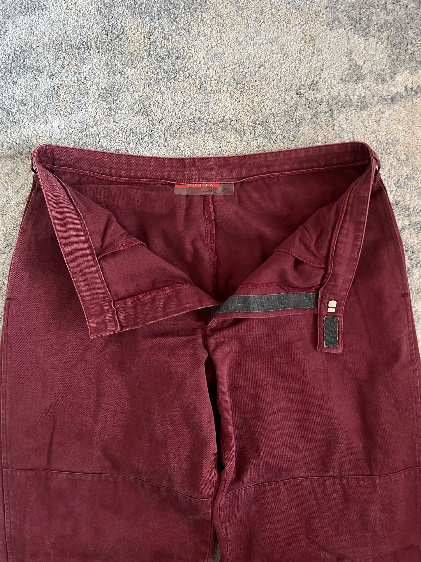 Prada SS1999 double knee cotton pant