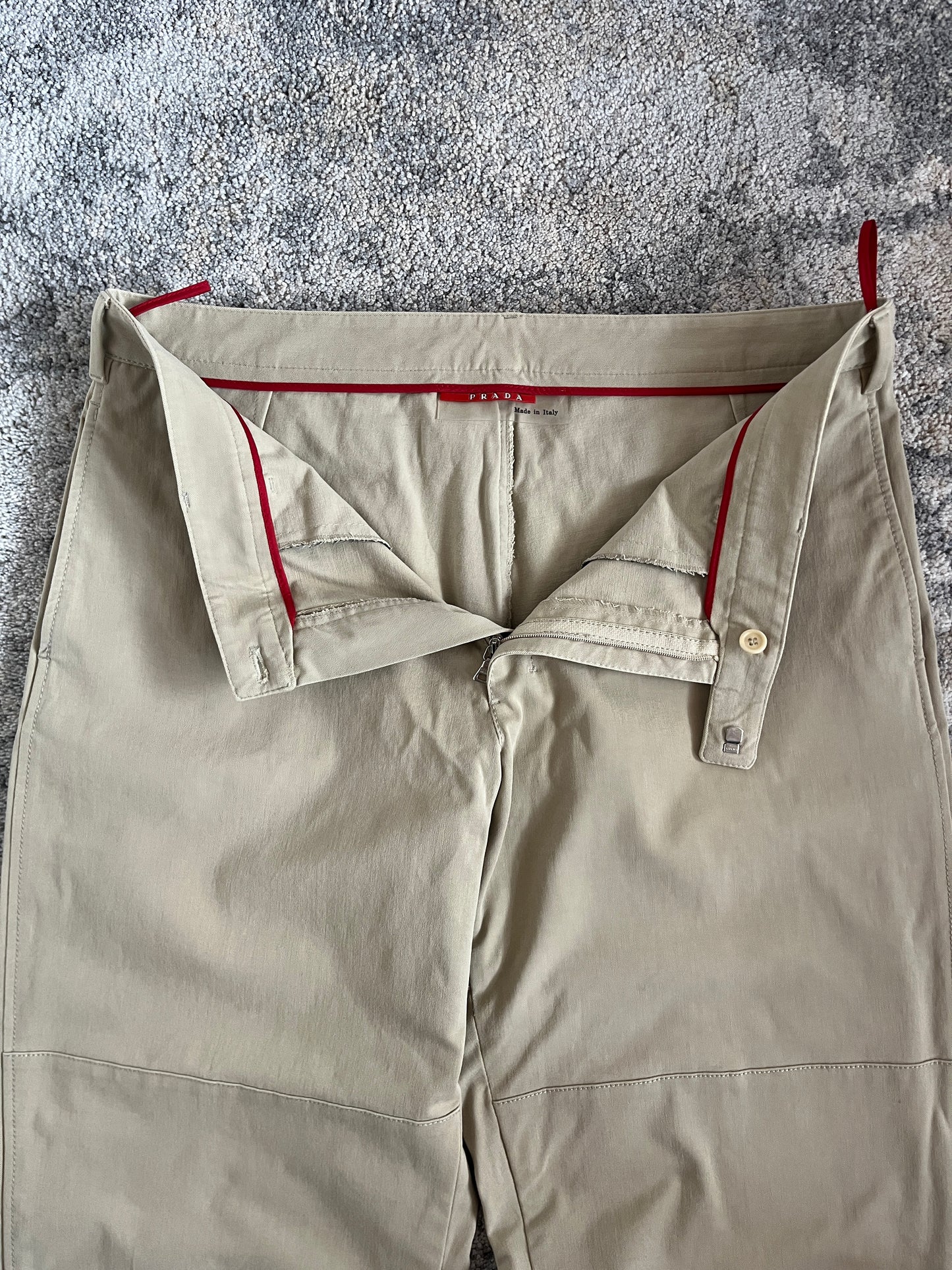 Prada 2000's double knee pant