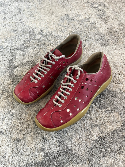 Prada SS1999 perfored leather trainers