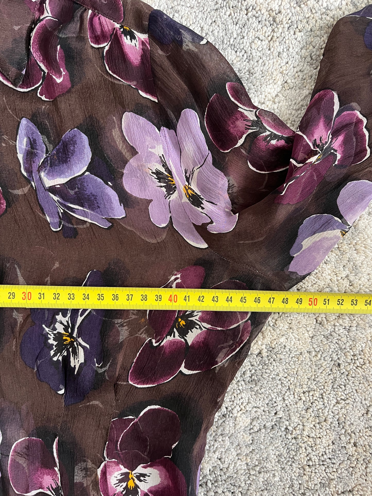 Prada FW2000 silk flowers shirt