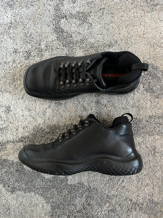 Prada FW1999 hiking shoes with vibram soles