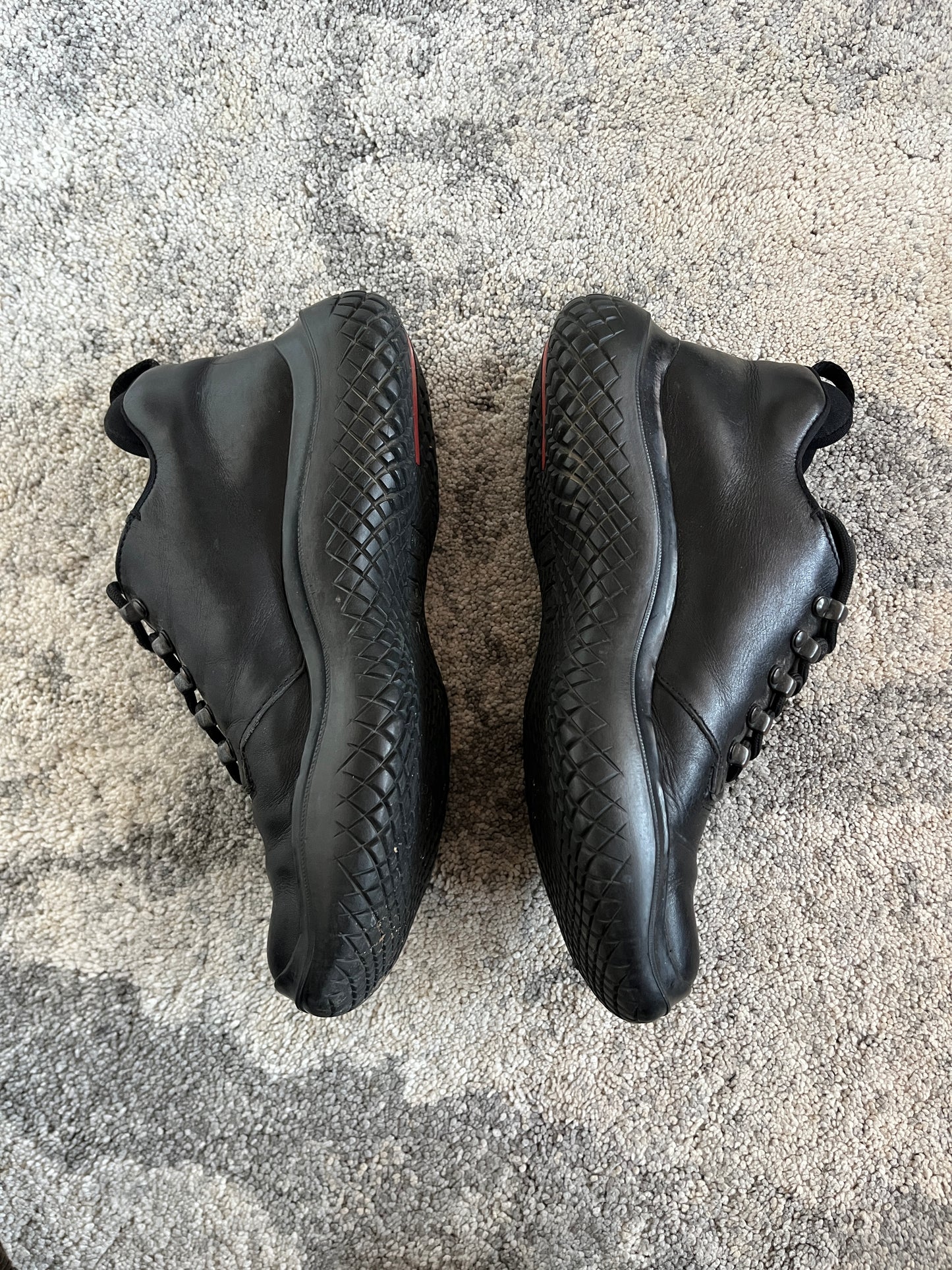 Prada FW1999 hiking shoes with vibram soles