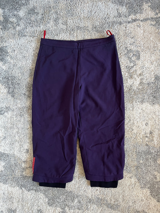 Prada FW1999 3/4 nylon ski pant