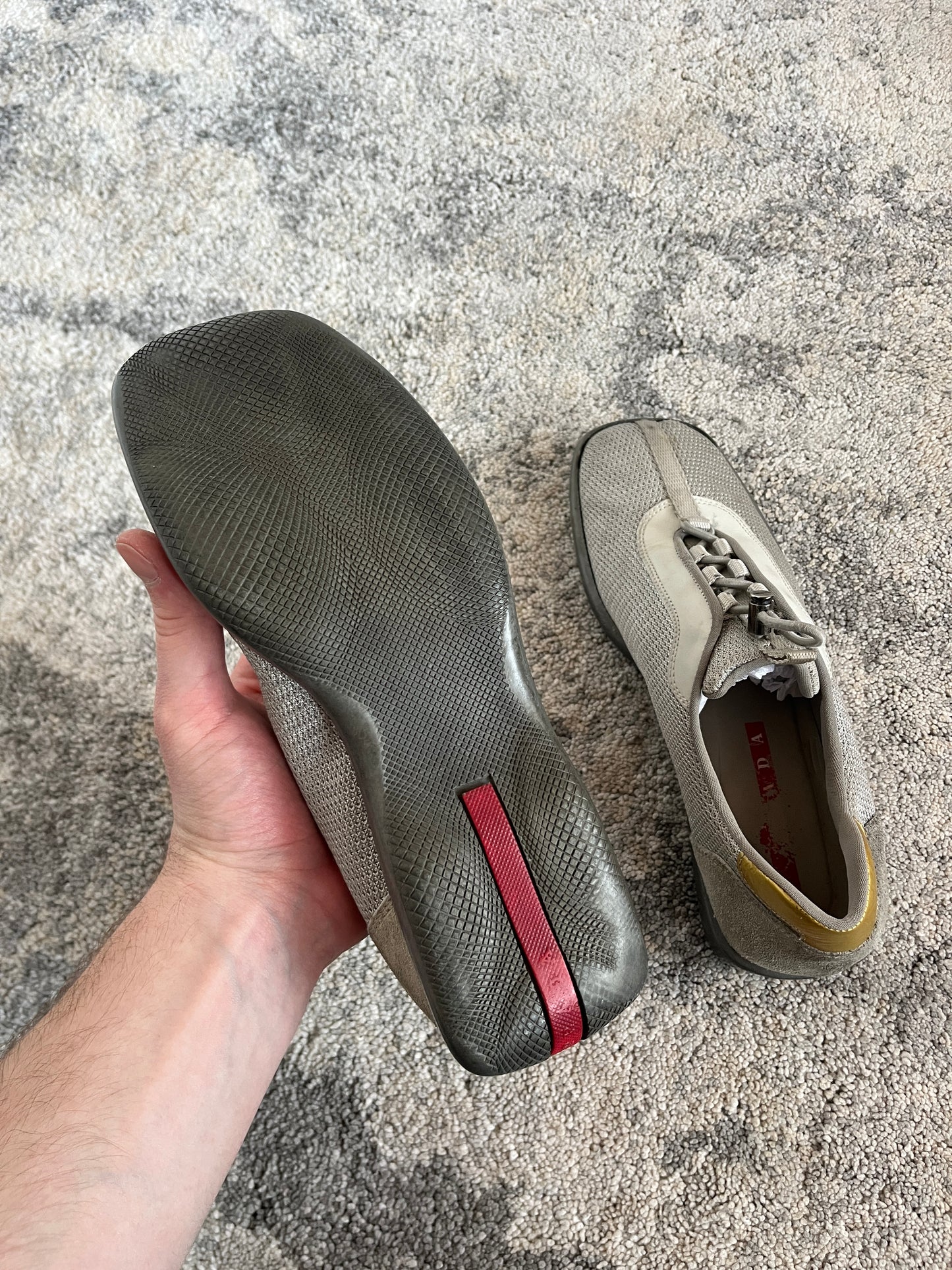 Prada SS2000 mesh trainers