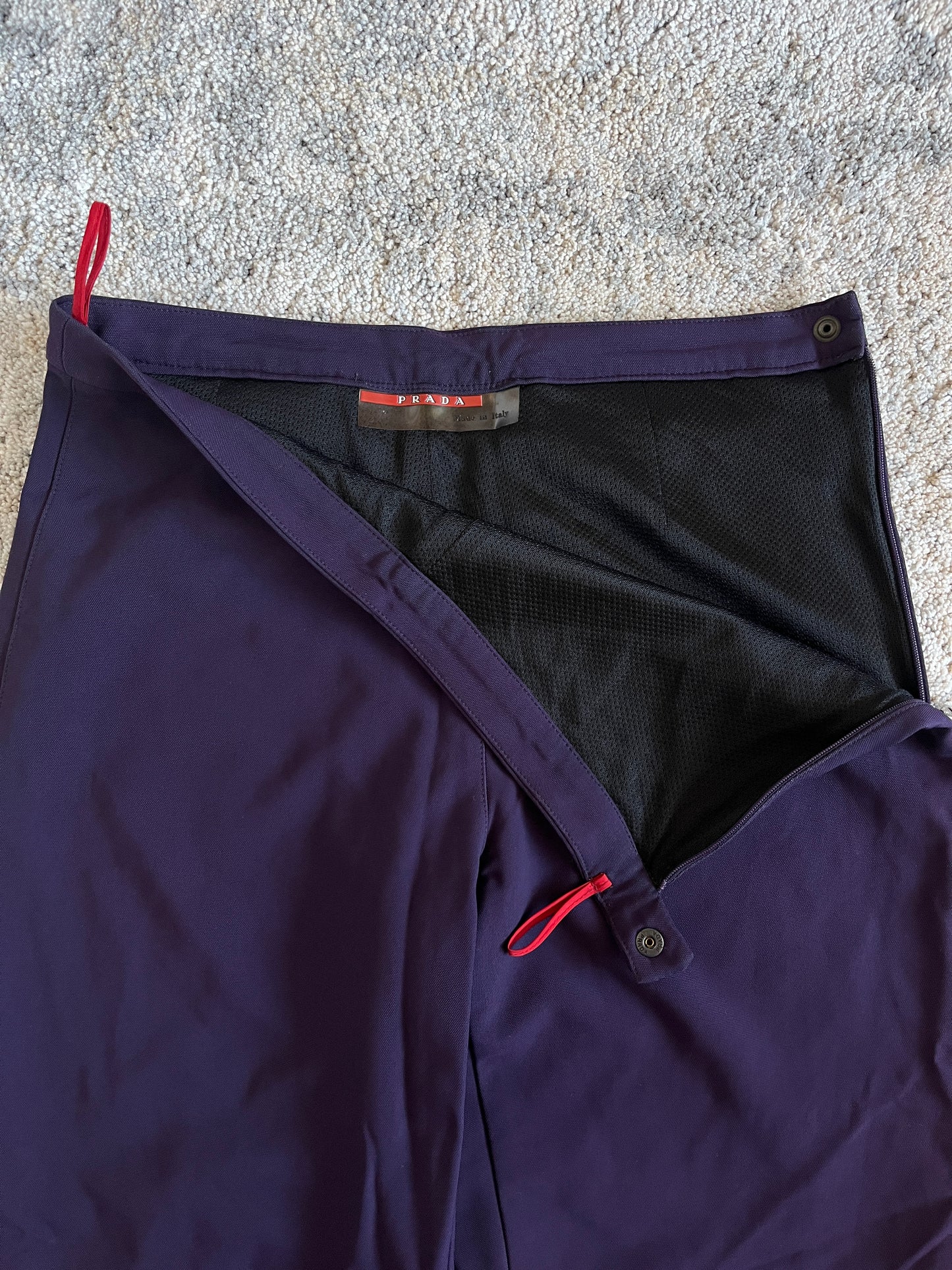Prada FW1999 3/4 nylon ski pant