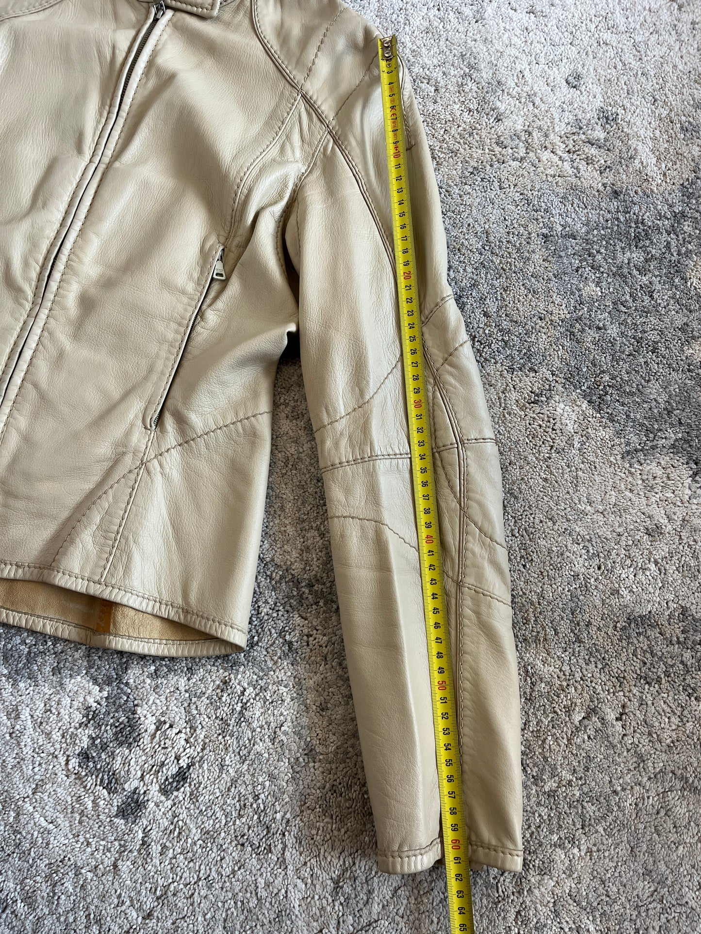 Prada SS2000 leather motor bike jacket
