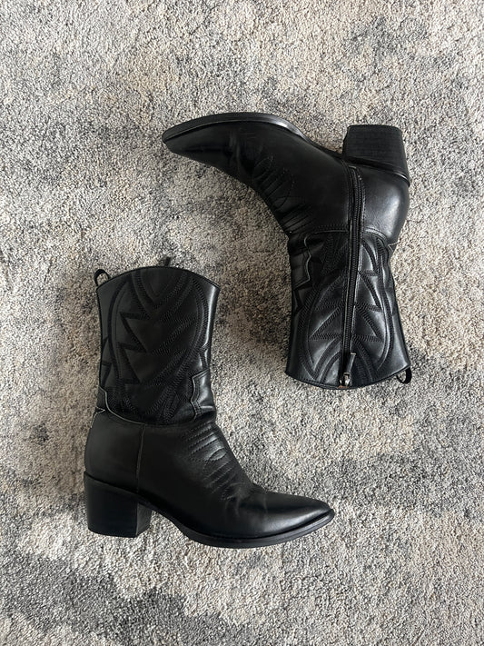 Dior 2000's leather santiag "J'ADIOR"