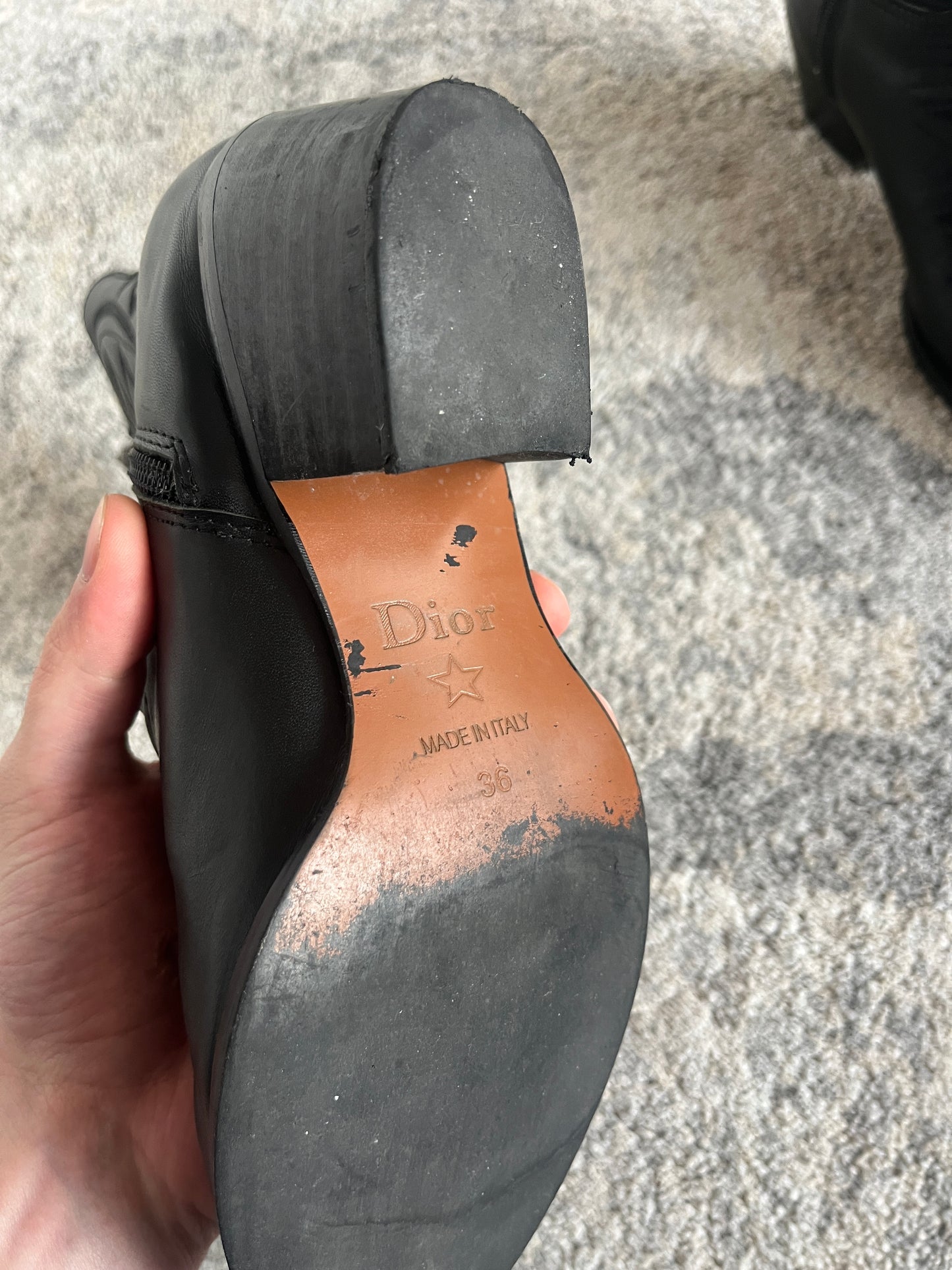 Dior 2000's leather santiag "J'ADIOR"