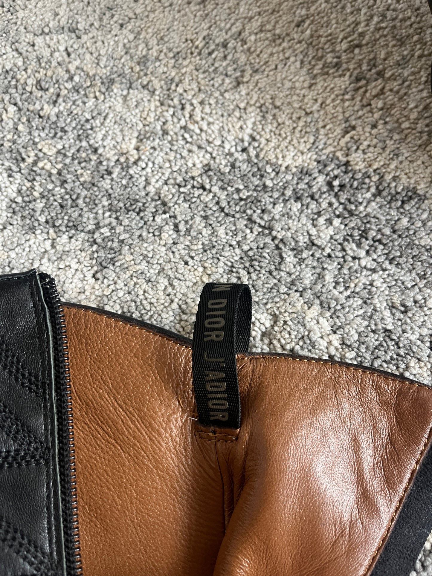 Dior 2000's leather santiag "J'ADIOR"
