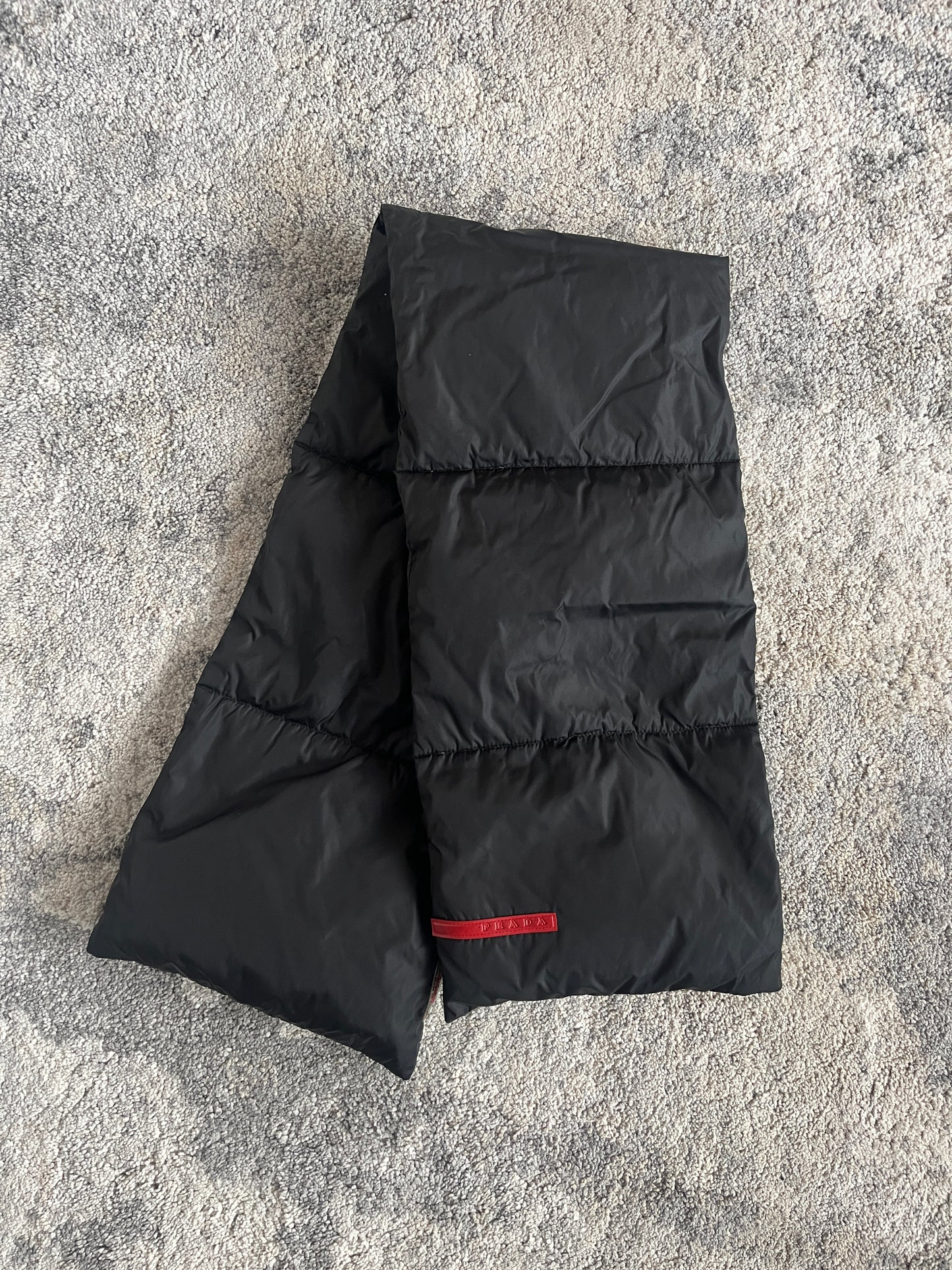 Prada FW1999 nylon magnet scarf