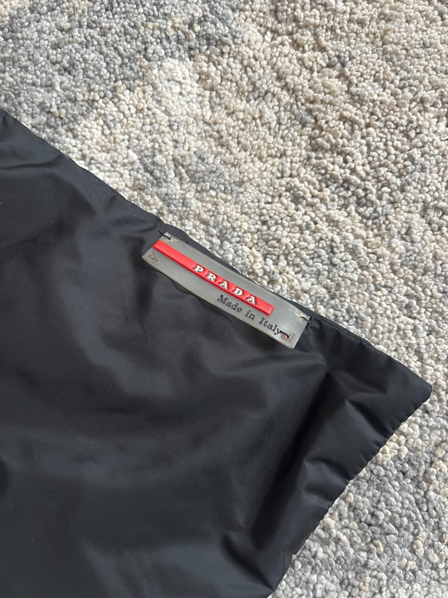 Prada FW1999 nylon magnet scarf