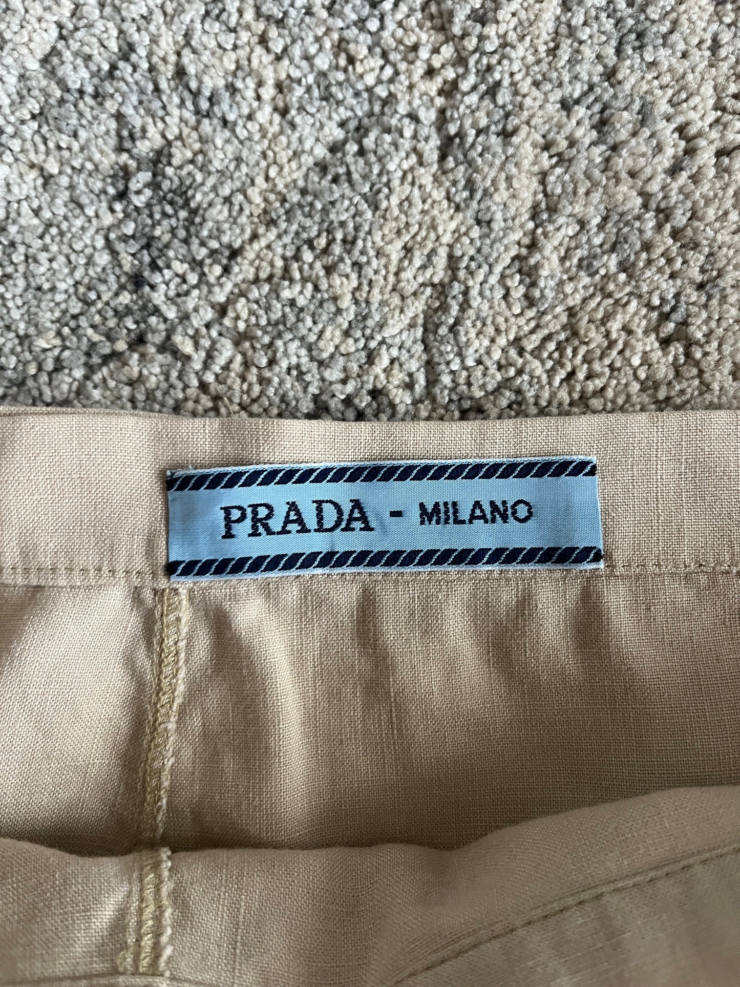 Prada SS1993 cotton wallet skirt
