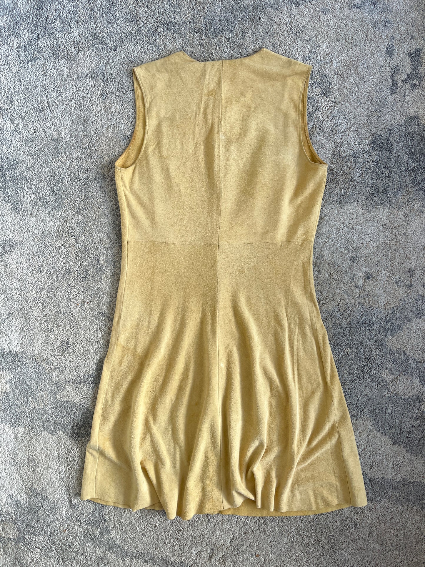 Miu Miu SS1993 suede dress