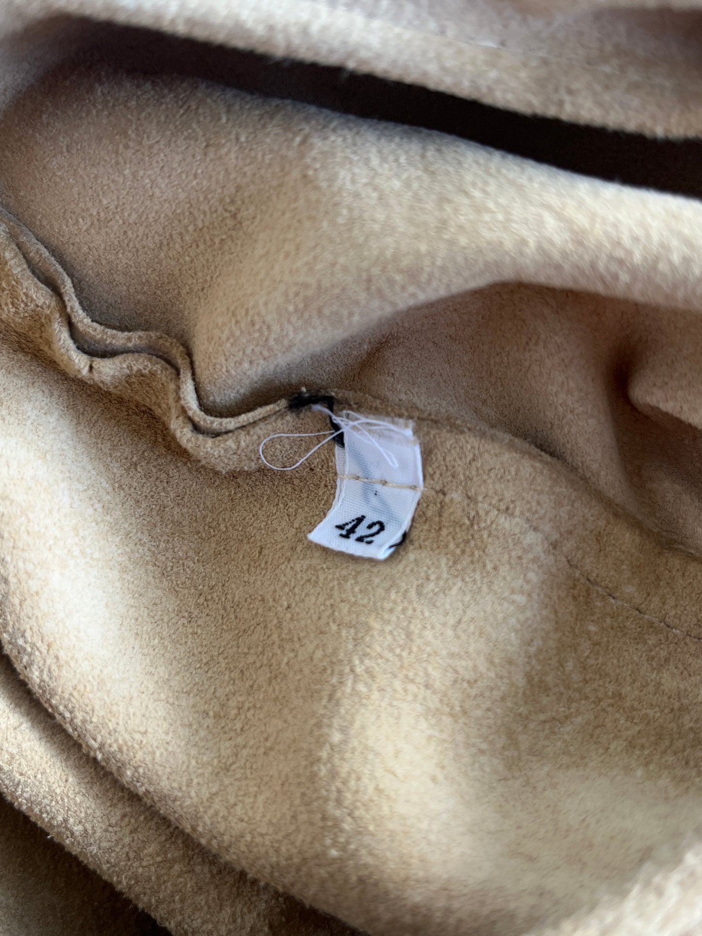 Miu Miu SS1993 suede dress