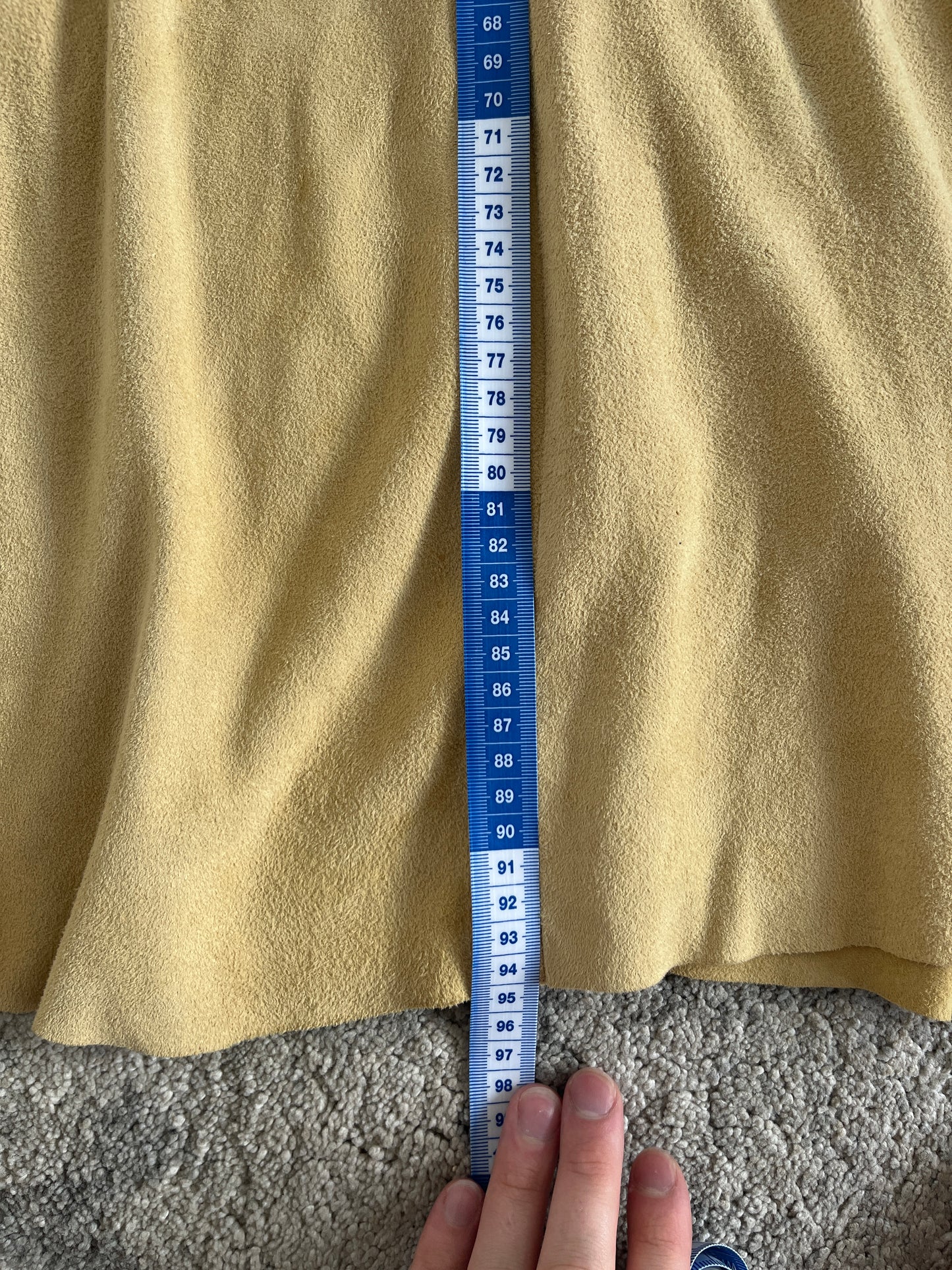 Miu Miu SS1993 suede dress