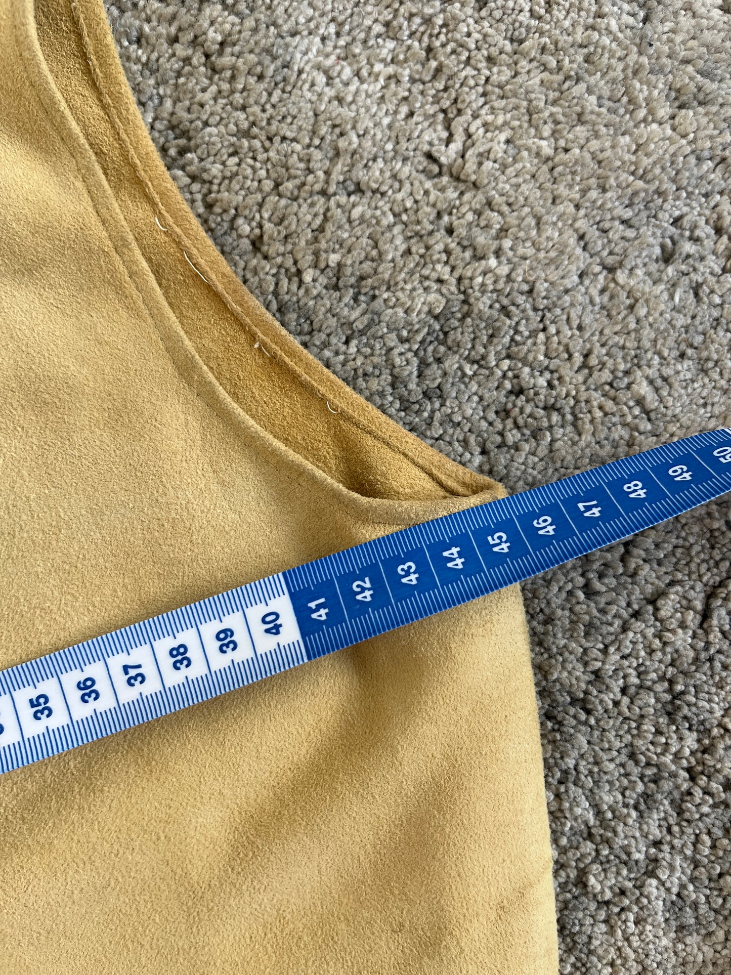 Miu Miu SS1993 suede dress