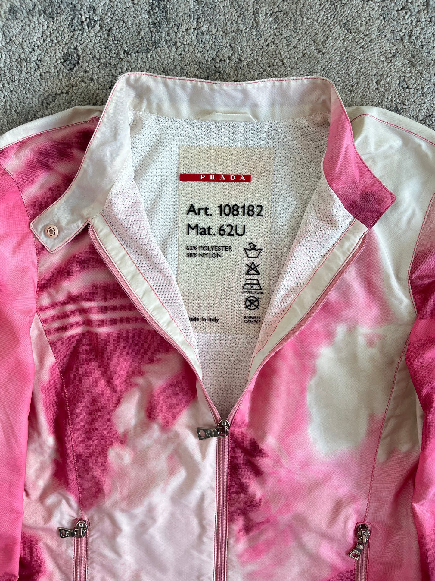 Prada SS2000 nylon print jacket