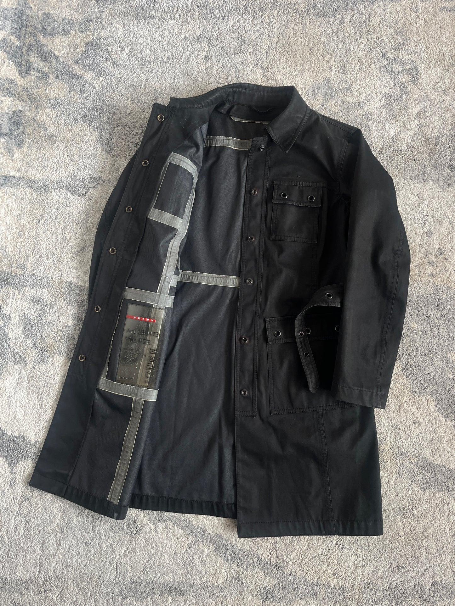 Prada 2000's cotton rain jacket