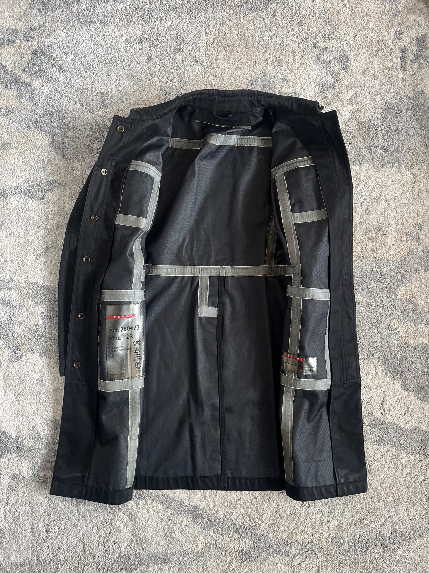 Prada 2000's cotton rain jacket