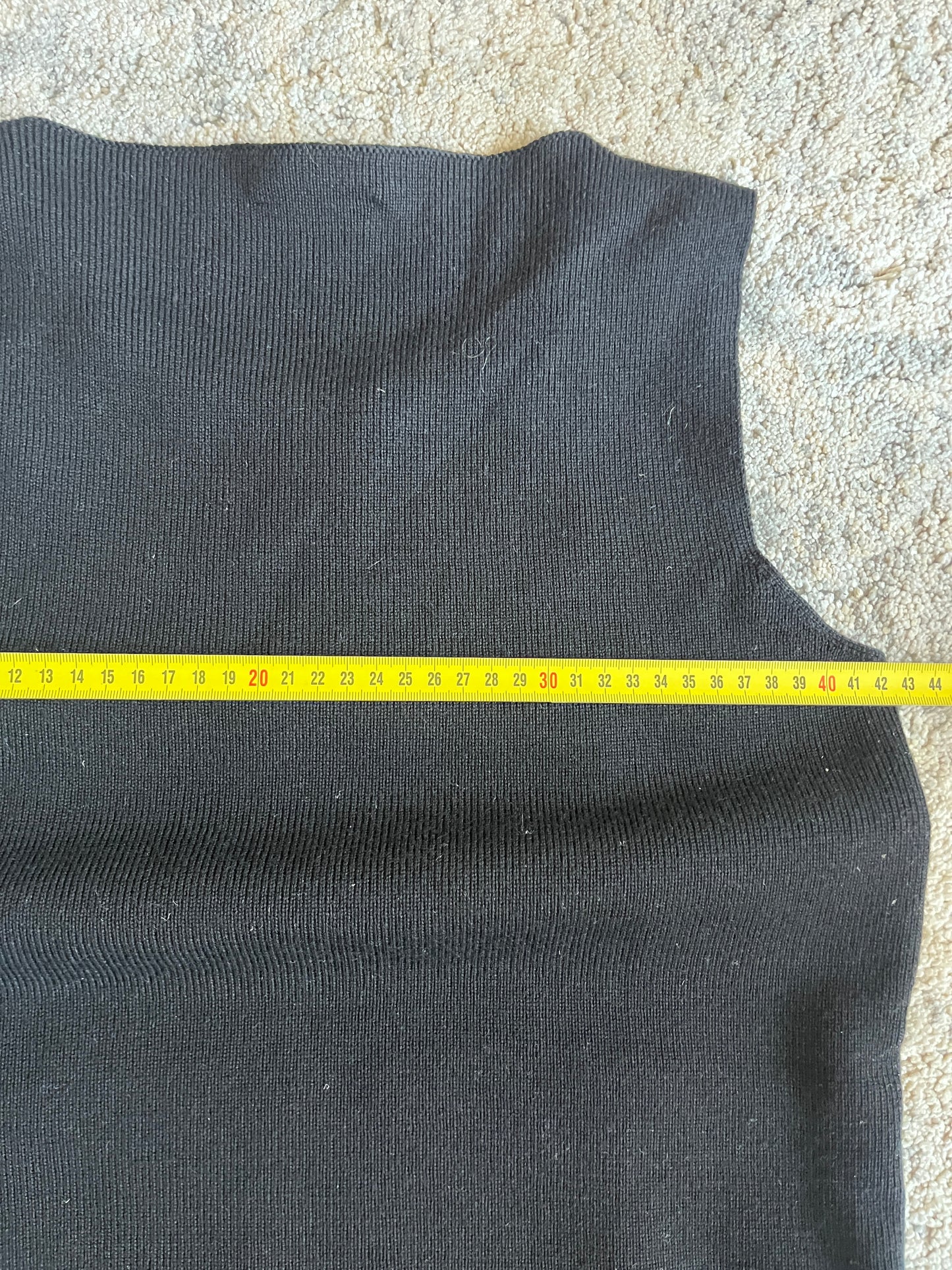 Prada FW1999 fur & wool tank top