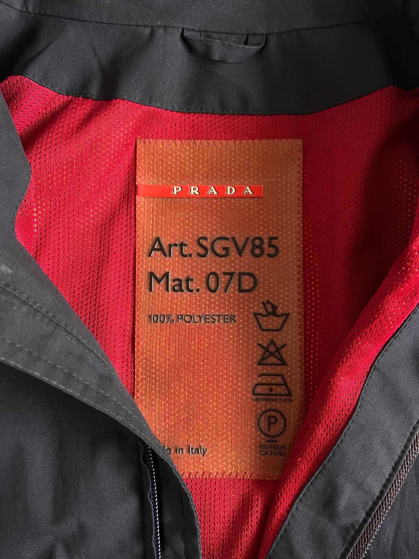 Prada 2000's nylon gore-tex jacket
