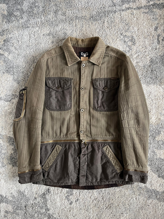 Dolce & Gabbana 2000's cotton convertible jacket