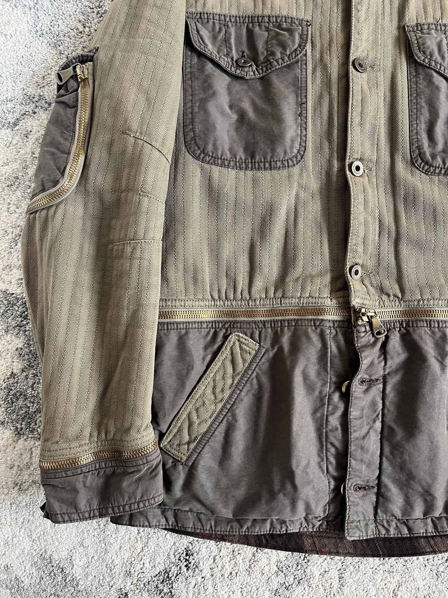 Dolce & Gabbana 2000's cotton convertible jacket