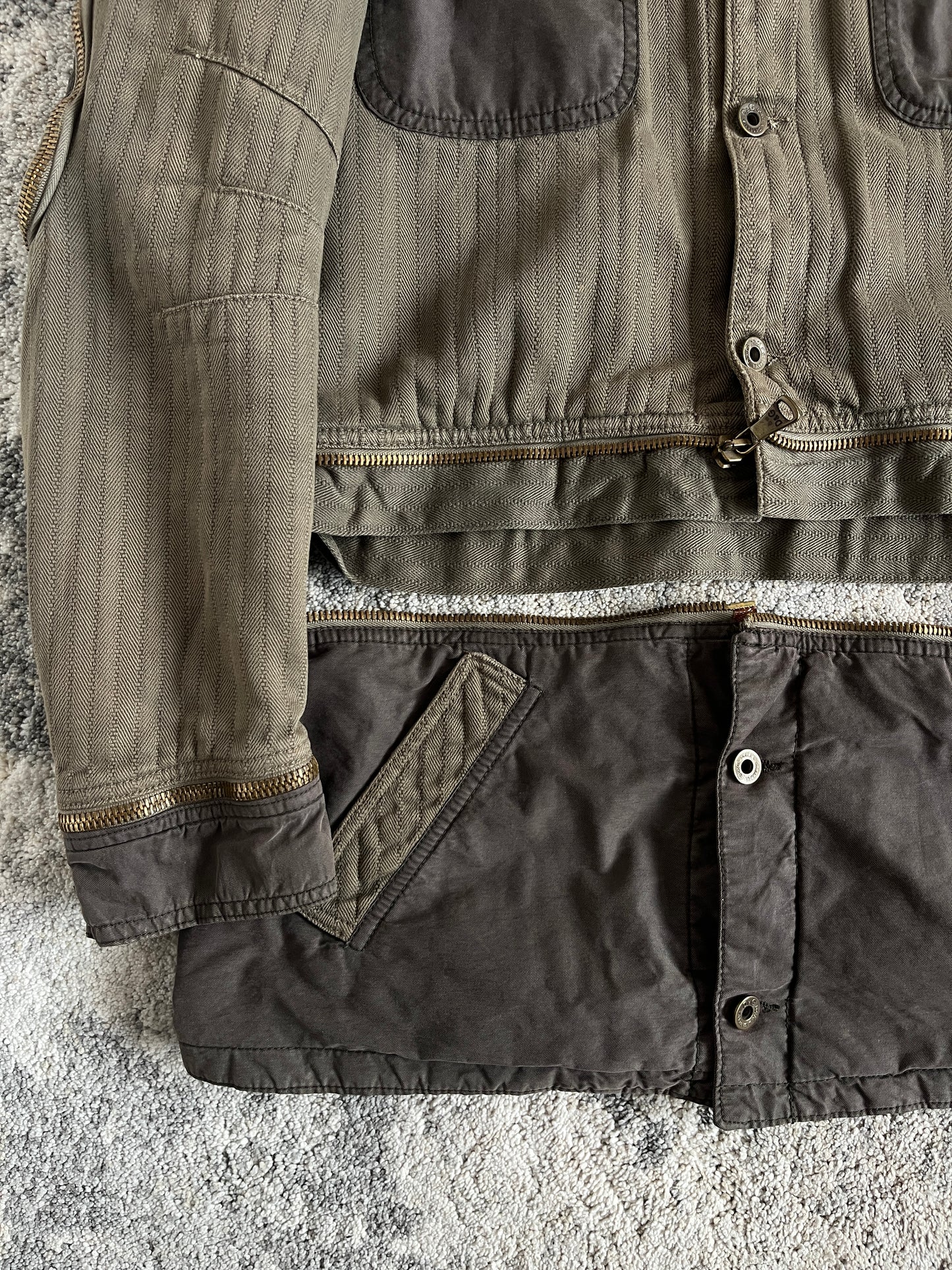 Dolce & Gabbana 2000's cotton convertible jacket