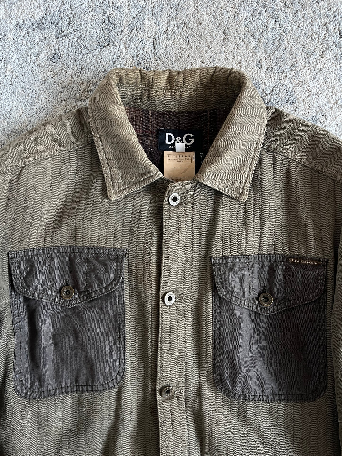 Dolce & Gabbana 2000's cotton convertible jacket