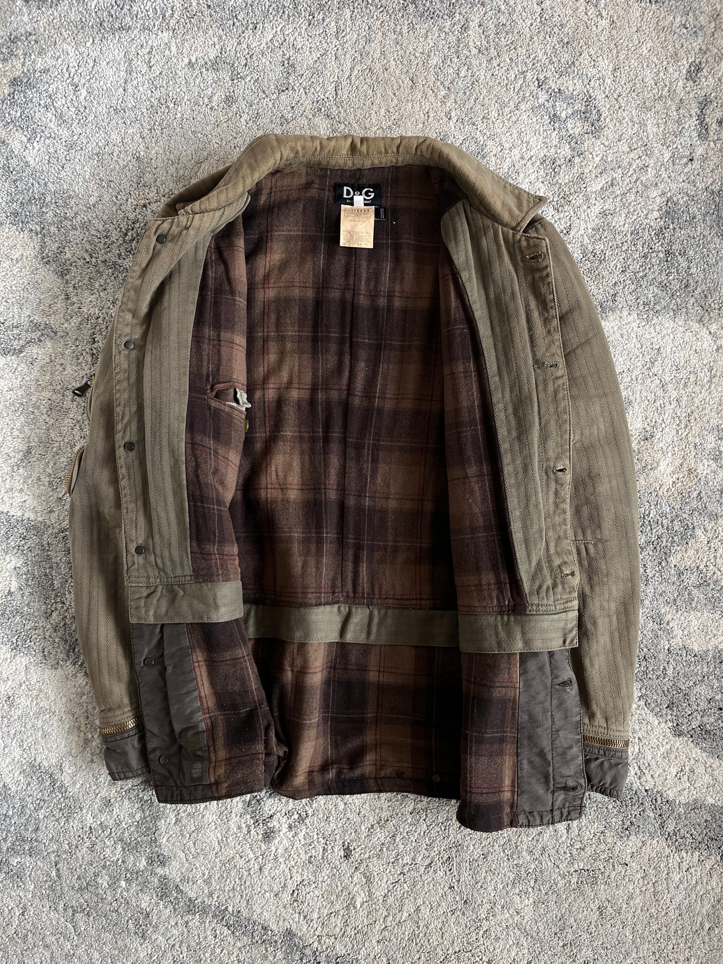 Dolce & Gabbana 2000's cotton convertible jacket