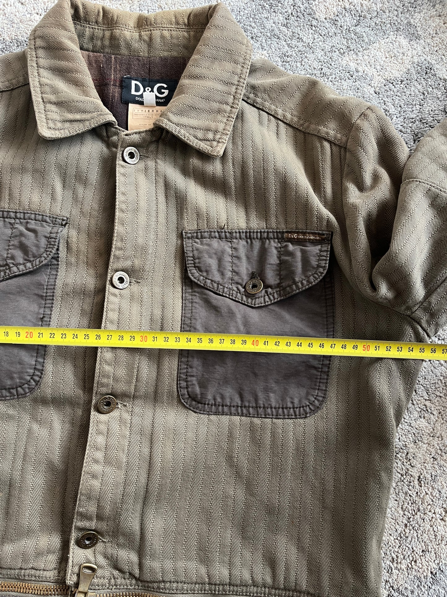 Dolce & Gabbana 2000's cotton convertible jacket