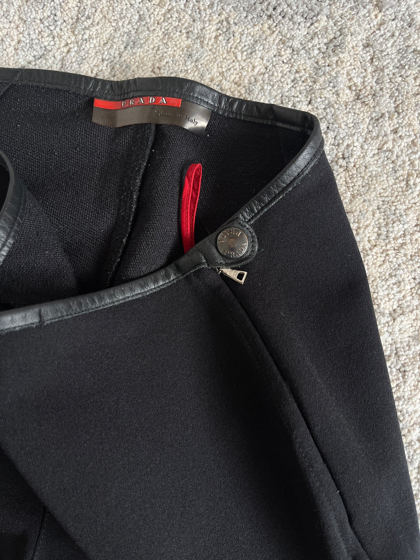 Prada FW2000 polyester pants