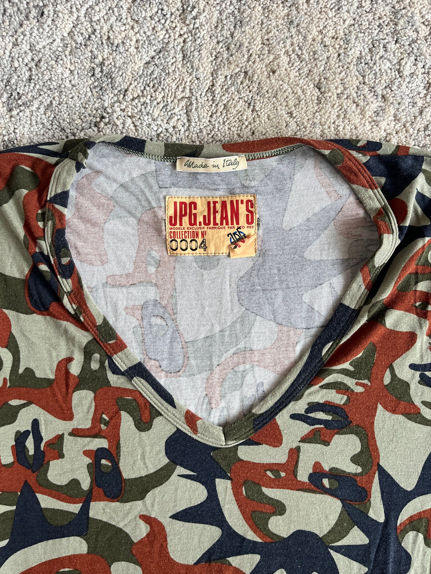 Jean Paul Gaultier 2000's camo dress