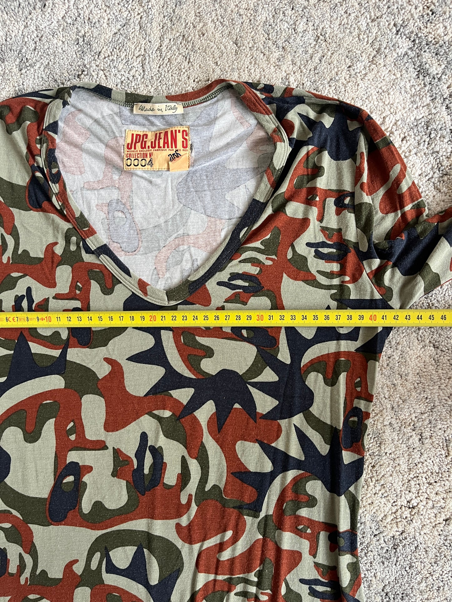 Jean Paul Gaultier 2000's camo dress
