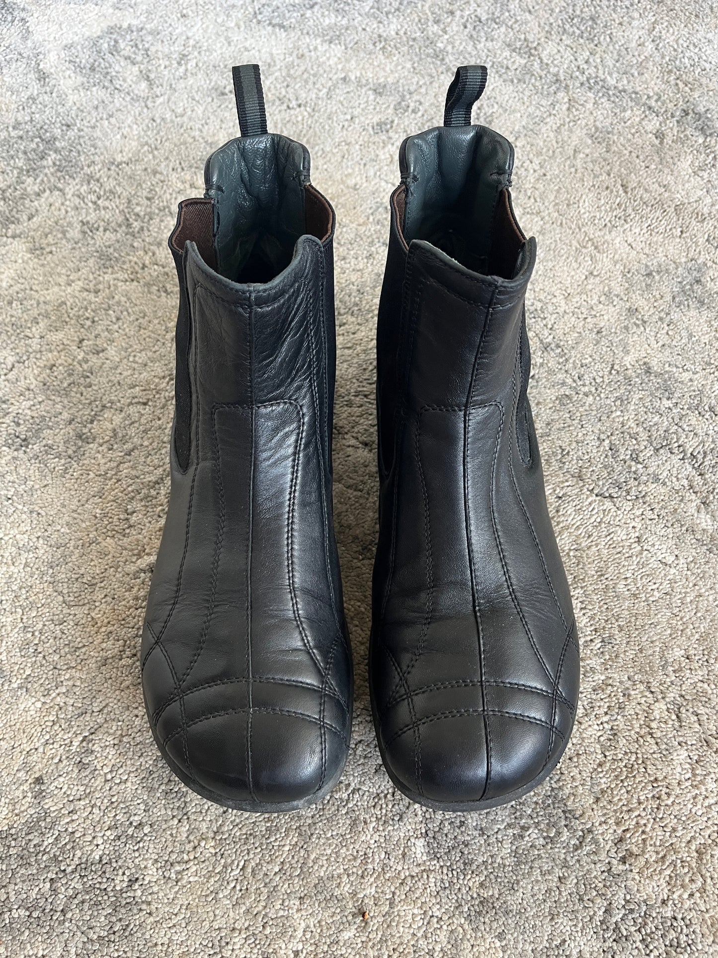 Miu Miu 2000's leather chelsea boots