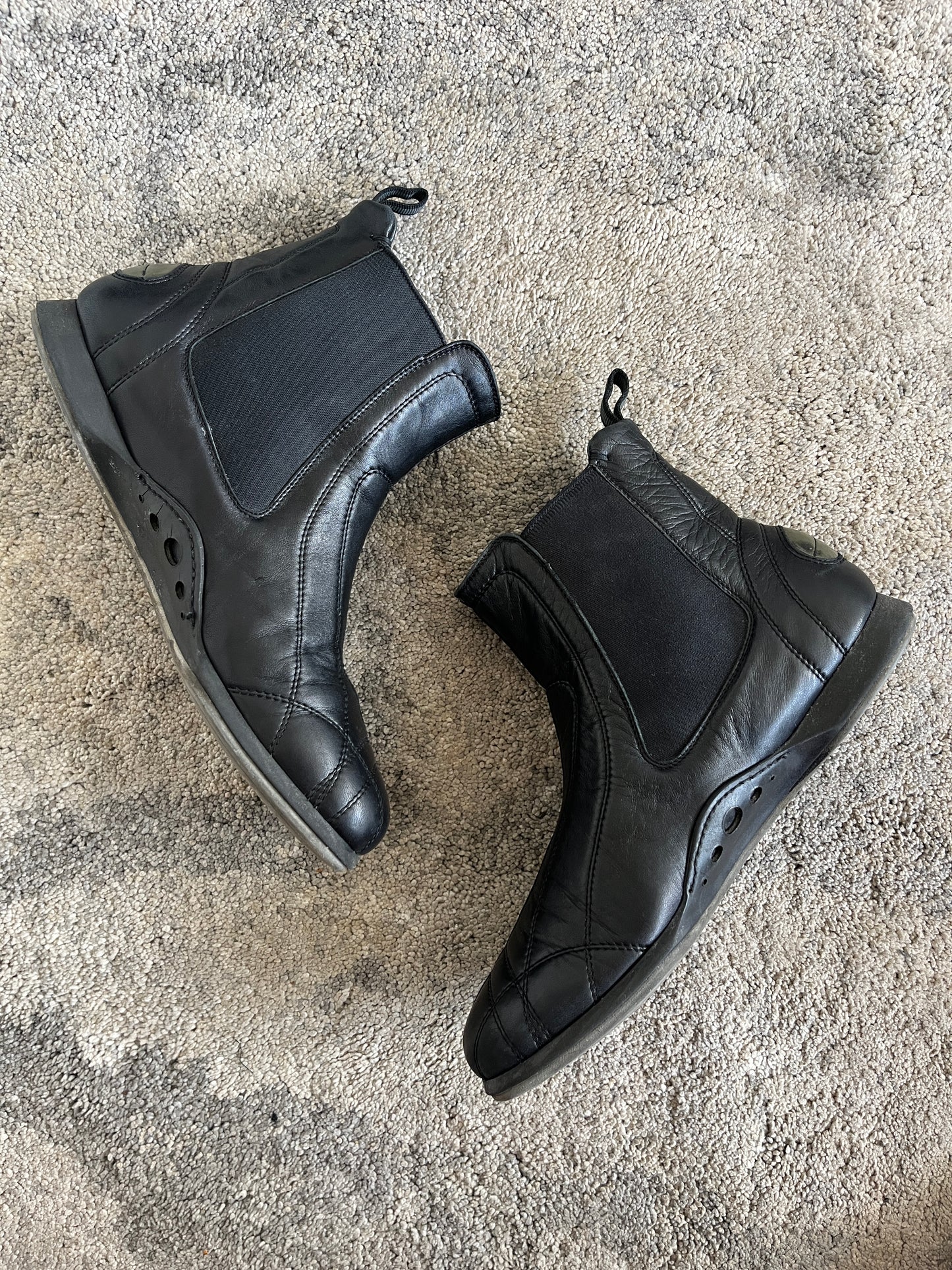 Miu Miu 2000's leather chelsea boots