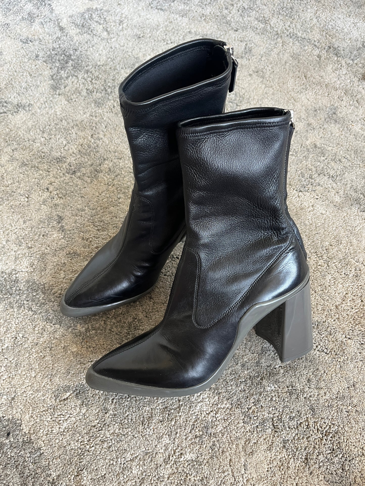 Prada 2010's leather heels boots