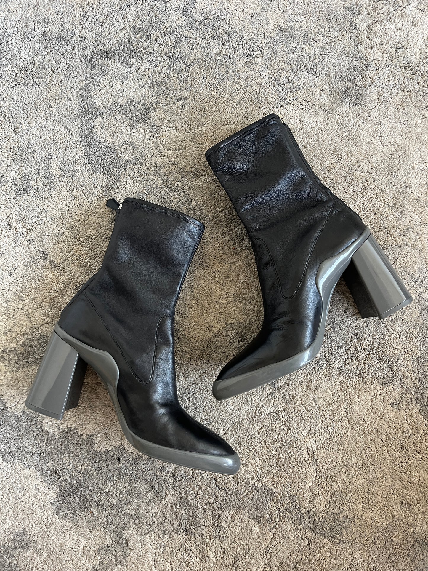 Prada 2010's leather heels boots