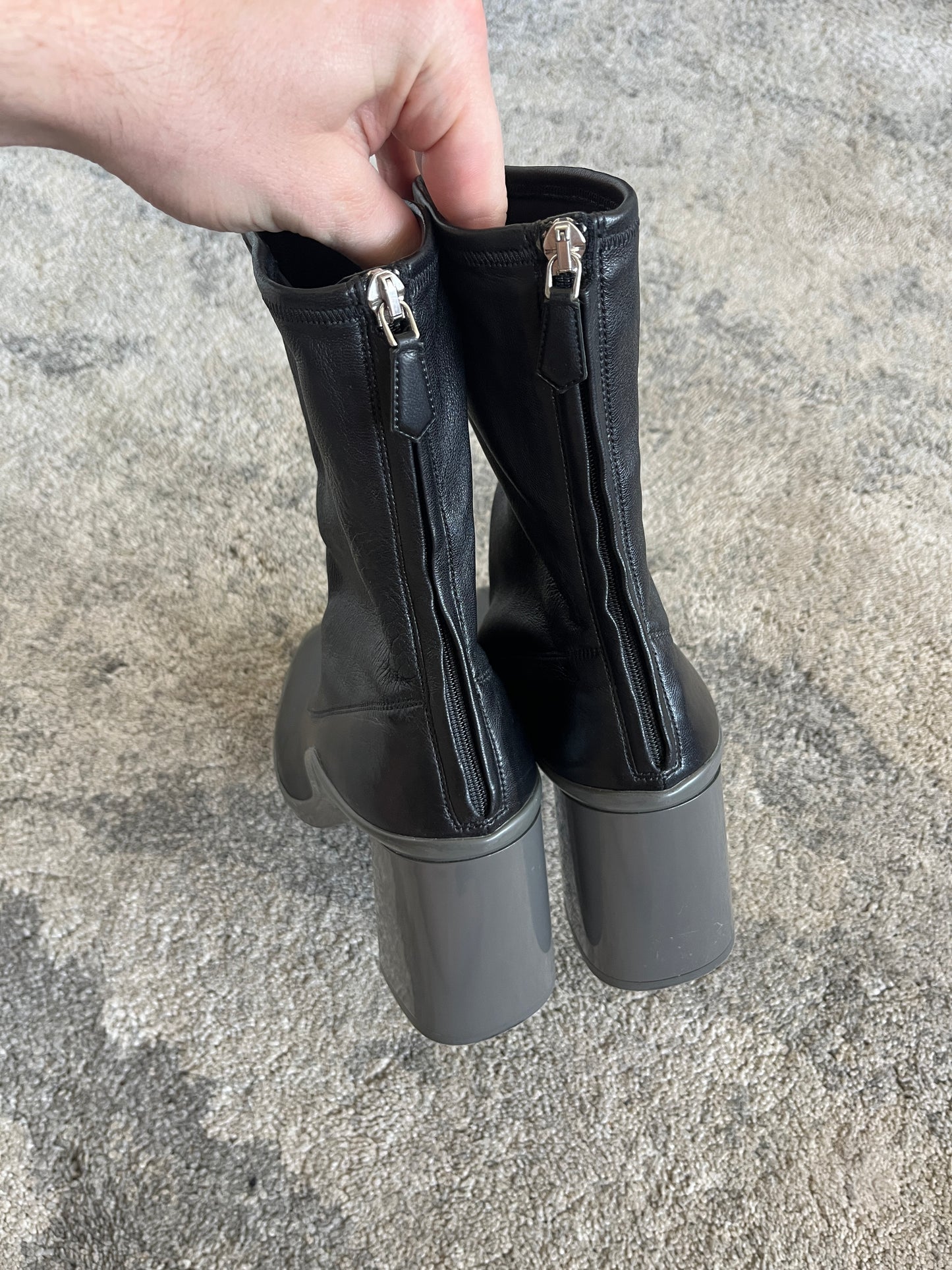 Prada 2010's leather heels boots