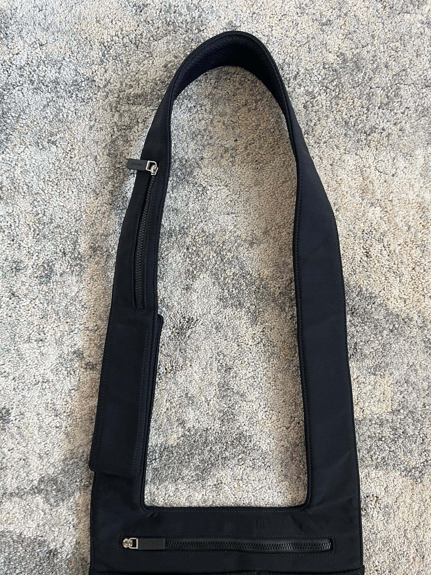Miu Miu FW1999 neoprene & mesh bag