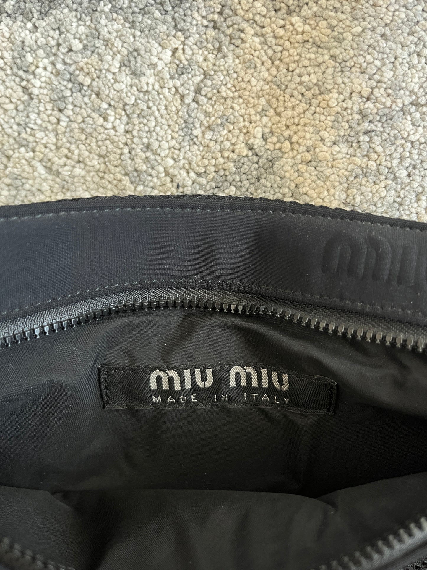 Miu Miu FW1999 neoprene & mesh bag
