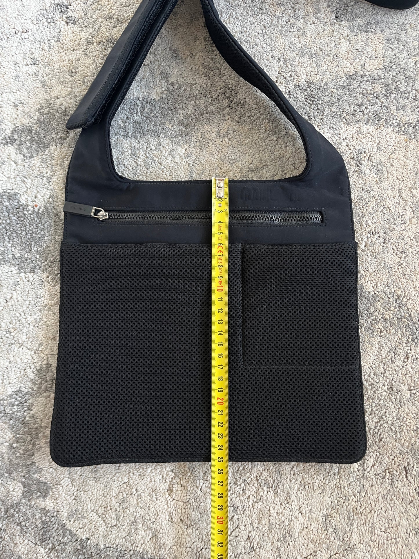 Miu Miu FW1999 neoprene & mesh bag