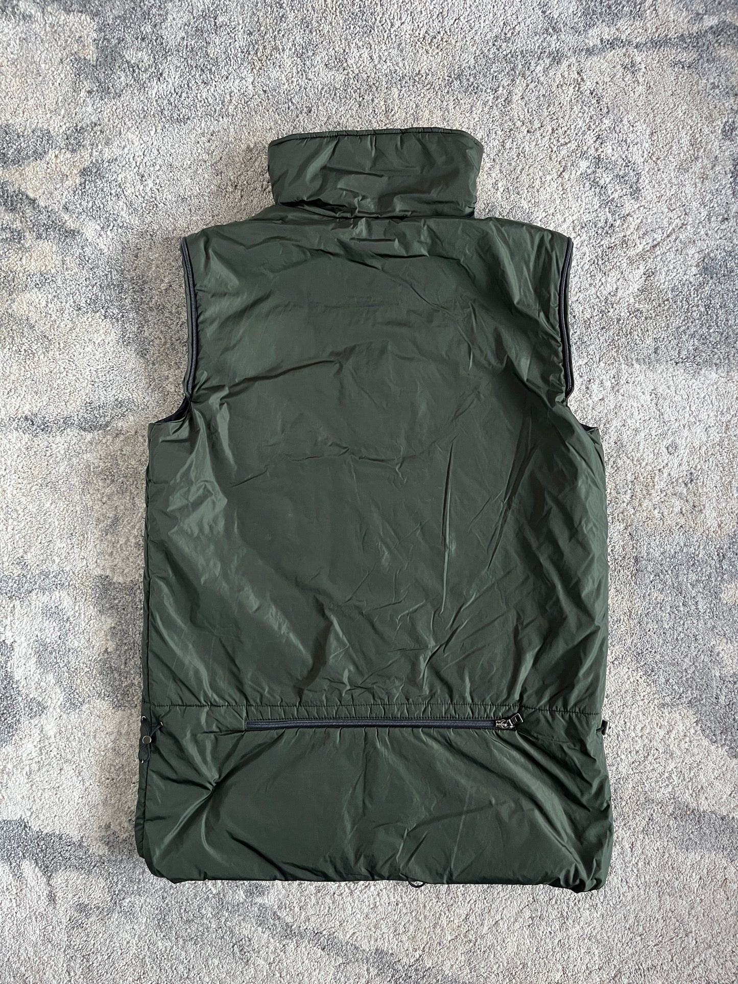 Prada FW2000 nylon padded convertible jacket