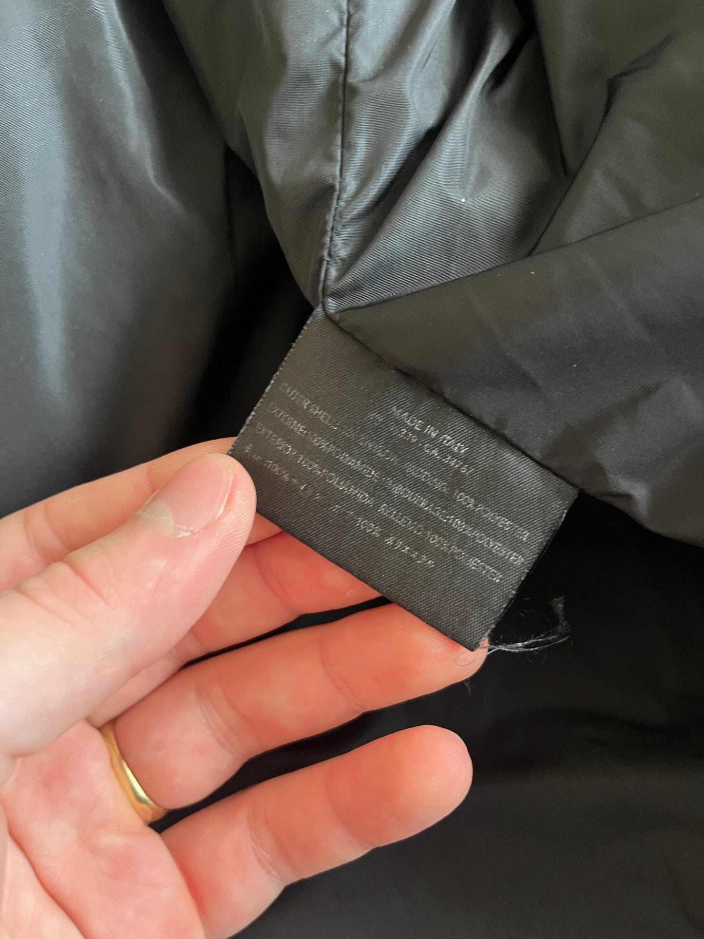 Prada FW2000 nylon padded convertible jacket