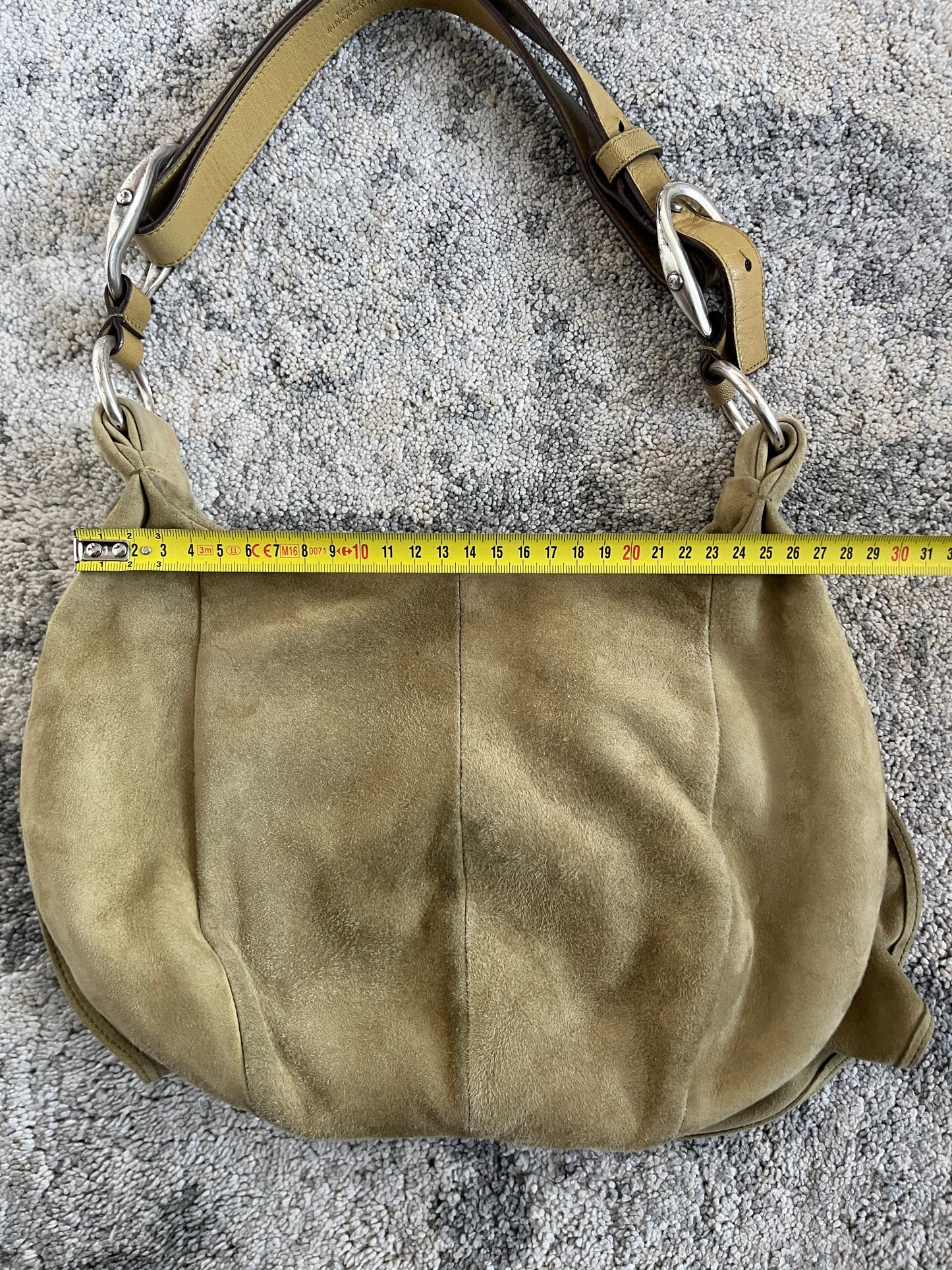 Yves Saint Laurent 2000's suede handbag