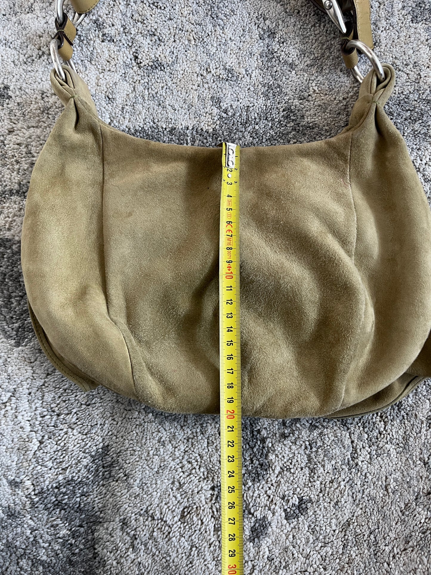 Yves Saint Laurent 2000's suede handbag