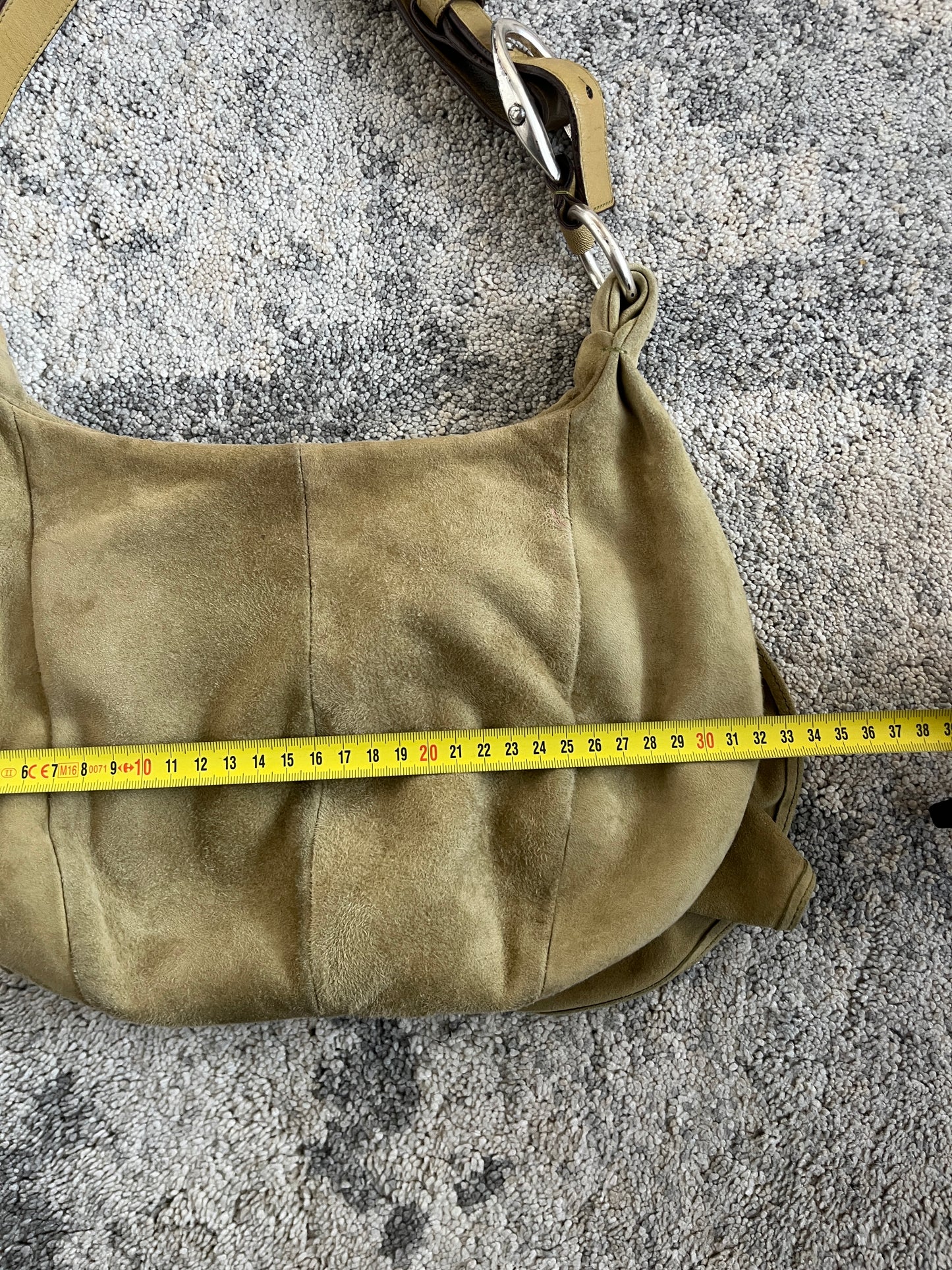 Yves Saint Laurent 2000's suede handbag