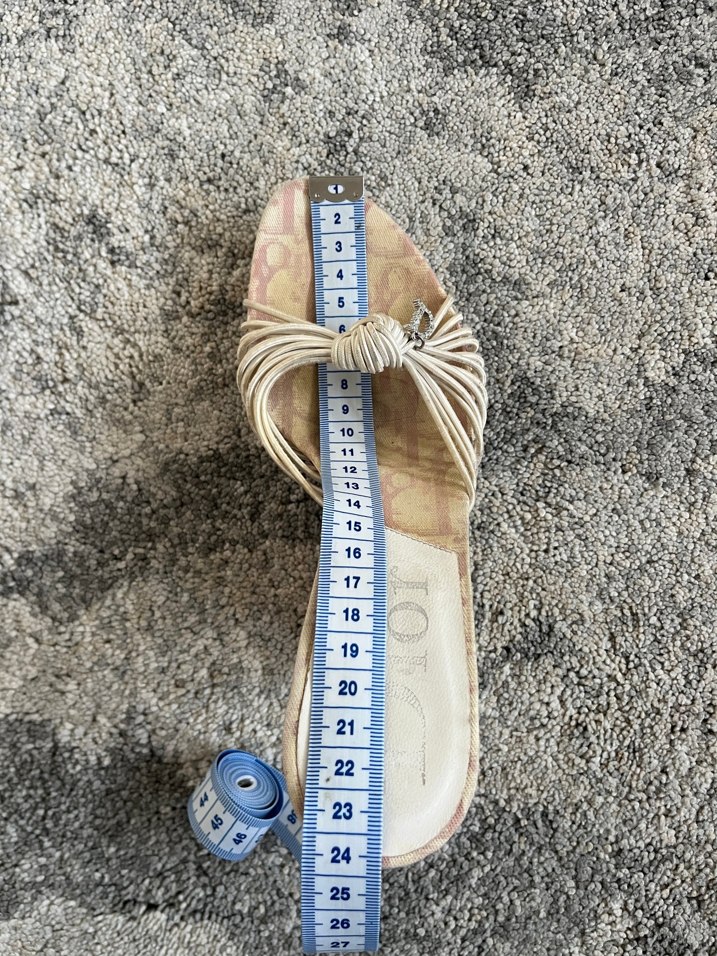 Dior 2000's cotton monogram heels