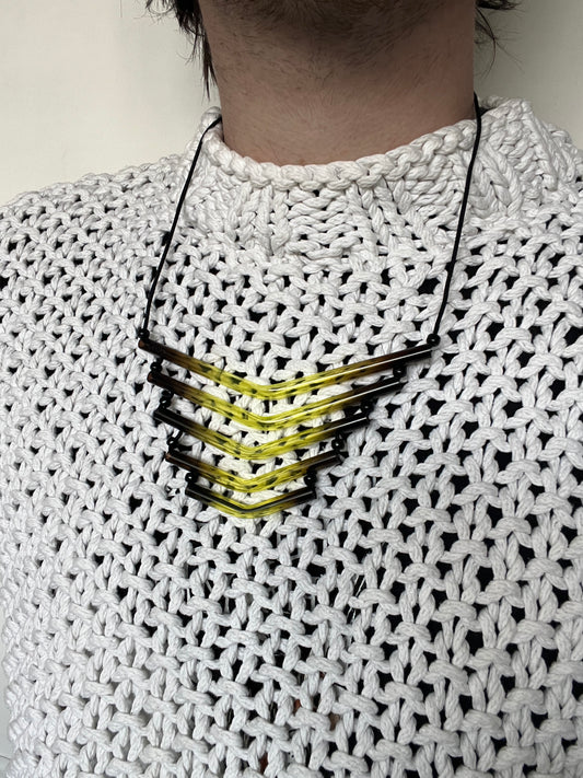 Issey Miyake 2000's plastic collar